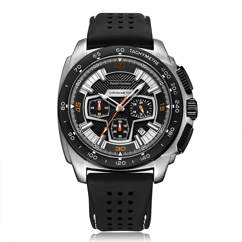 Daniel Gormantop Brand Luxury Sport Watch Militaire horloges blauwe rubberriem automatische waterdichte horloges RM2206